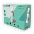 Miniatyrbillede 5 af 6: Trådløs fastnettelefon - LOGICOM - DECT ILOA 155T SOLO - Taupe - Med telefonsvarer