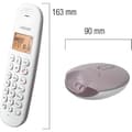 Miniatyrbillede 2 af 6: Trådløs fastnettelefon - LOGICOM - DECT ILOA 155T SOLO - Taupe - Med telefonsvarer