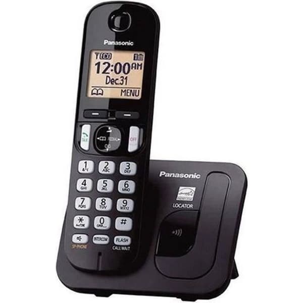 PANASONIC KX-TGC210 Solo trådløs fastnettelefon sort