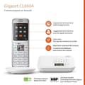 Miniatyrbillede 5 af 6: GIGASET CL 660 A Hvid Fastnettelefon