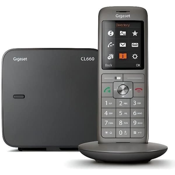 GIGASET-lankapuhelin CL 660 antrasiitti Harmaa