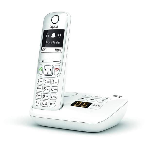 GIGASET Fastnettelefon AS690 A Hvid