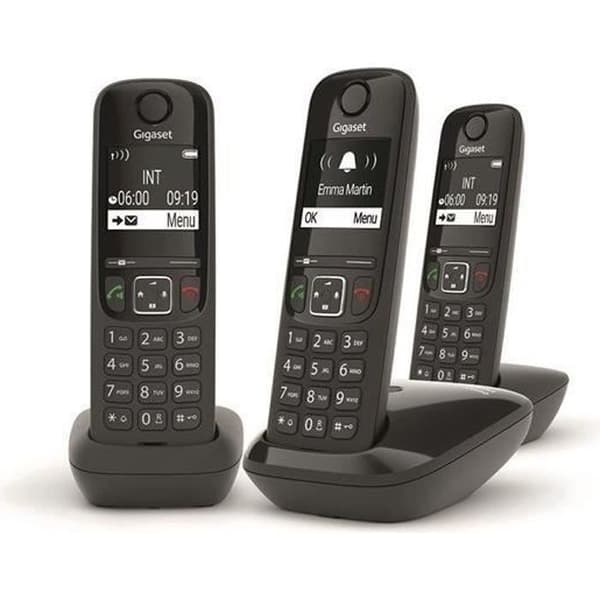GIGASET lankapuhelin AS690 Trio musta