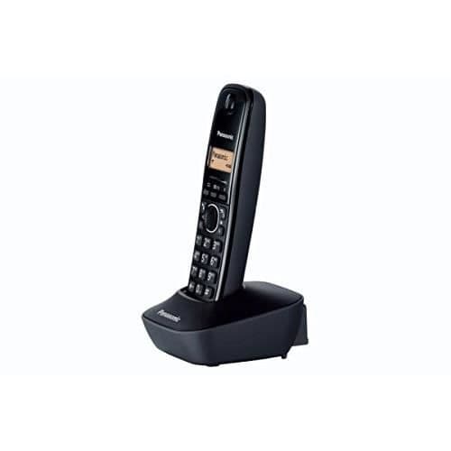 Panasonic KX-TG1611FRH DECT trådlös telefon med bas, handenhet, nummerpresentation, LCD-skärm, telefonsvarare