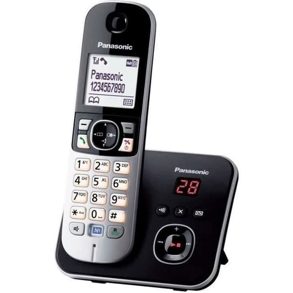 Panasonic KX-TG6821 langaton puhelinvastaaja musta musta