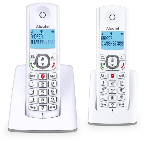 Alcatel F530 duo harmaa ilman vastaajaa