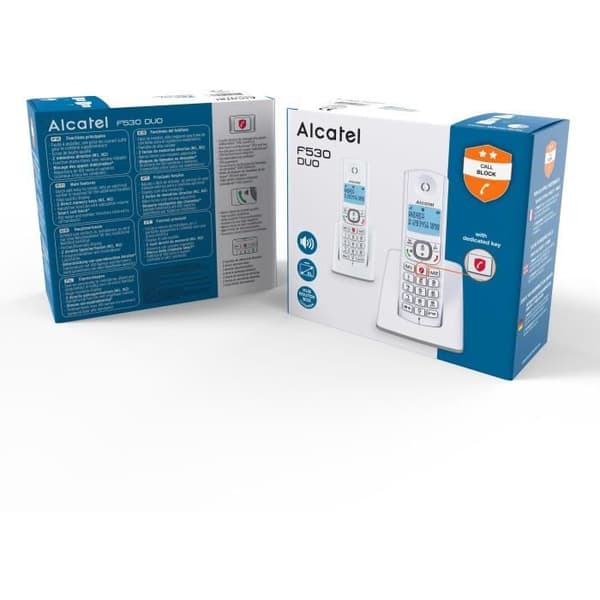 Alcatel F530 duo harmaa ilman vastaajaa