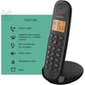 Miniatyrbild 6 av 6: Trådlös fast telefon - LOGICOM - DECT ILOA 100 SOLO - Skiffer - Utan telefonsvarare