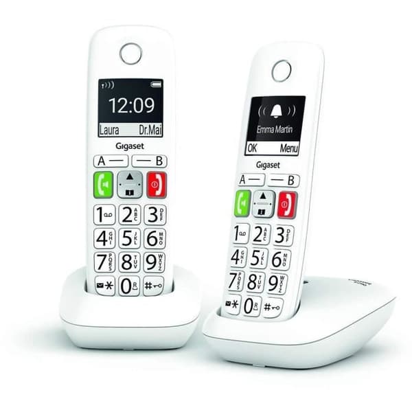 GIGASET-lankapuhelin E290 Duo valkoinen