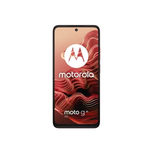 Motorola Moto G35 - guava röd - 5G pekskärmsmobil - 256 GB - GSM Röd