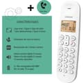 Miniatyrbillede 6 af 6: Trådløs fastnettelefon - LOGICOM - DECT ILOA 150 SOLO - Hvid - Uden telefonsvarer