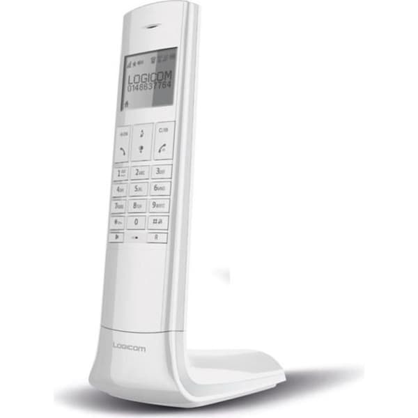 Logicom Luxia 150 Solo trådløs telefon uden telefonsvarer hvid grå Grå