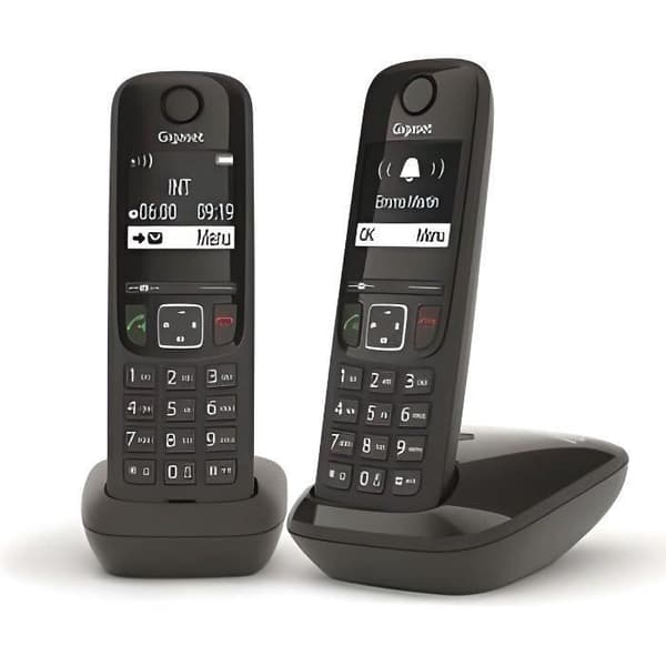 GIGASET AS690 Duo valkoinen lankapuhelin