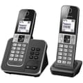 Pikkukuva 2 / 2: Panasonic KX-TGD322FRG langaton puhelin, digitaalinen vastaaja, tukiasema ja 2 luuria, handsfree-toiminto, soittajan tunnus