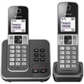 Pikkukuva 1 / 2: Panasonic KX-TGD322FRG langaton puhelin, digitaalinen vastaaja, tukiasema ja 2 luuria, handsfree-toiminto, soittajan tunnus