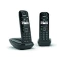 Miniatyrbillede 4 af 6: GIGASET AS690 Duo Sort fastnettelefon