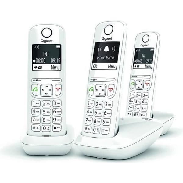 GIGASET AS690 Trio Vit fasttelefon Vit