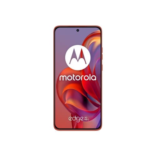 Motorola Edge 50 Neo - Pantone poinciana - 5G pekskärmsmobil - 512 GB - CDMA / GSM Röd