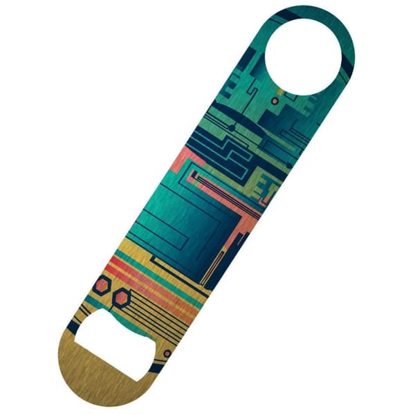 Grindstore Circuit Board Bar Blade Bottle Opener Multicoloured One Size