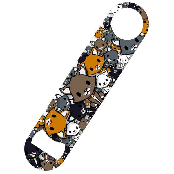 Grindstore Kooky Kittens Bar Blade Bottle Opener Multicoloured One Size