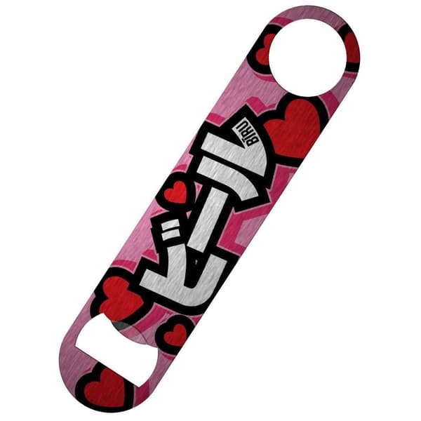 Grindstore Kawaii Beer Bar Blade Bottle Opener Pink One Size