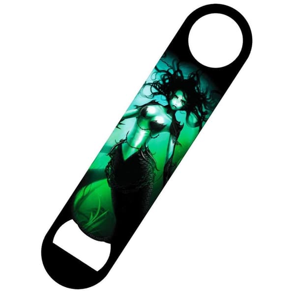 Grindstore Ethereal Mermaid Bar Blade Bottle Opener Green One Size