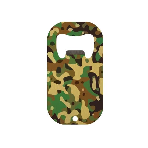 Grindstore Camo Mini Bar Blade Bottle Opener Green One Size
