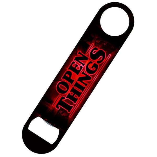 Grindstore Open Things Bar Blade Bottle Opener Black/Red One Size