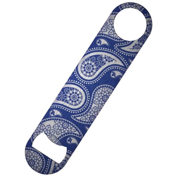 Grindstore Blå Paisley Bar Blade flaskeåbner Blue One Size