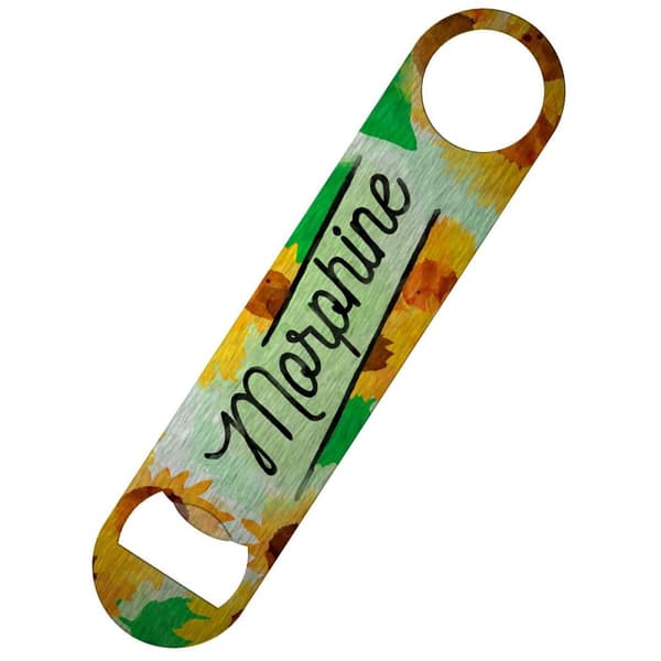 Deadly Detox Morphine Bar Blade Bottle Opener Green/Yellow One Size