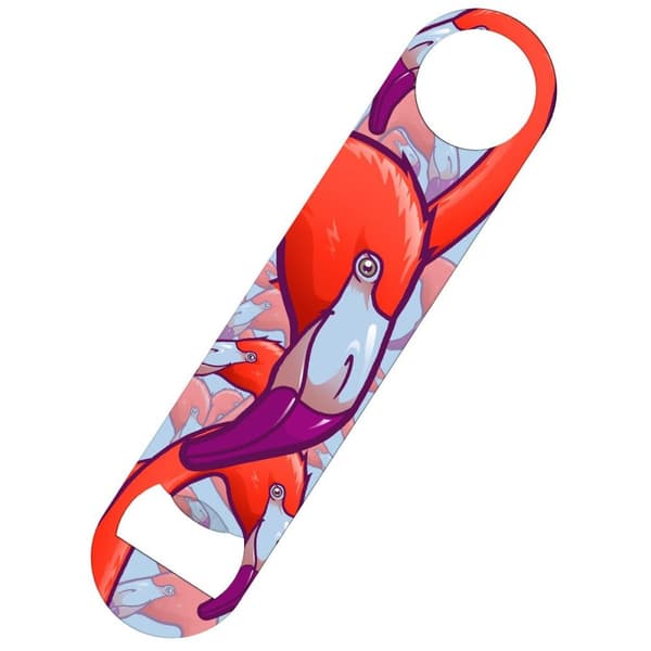 Grindstore Flamingo Frenzy Bar Blade Bottle Opener Multicoloured One Size