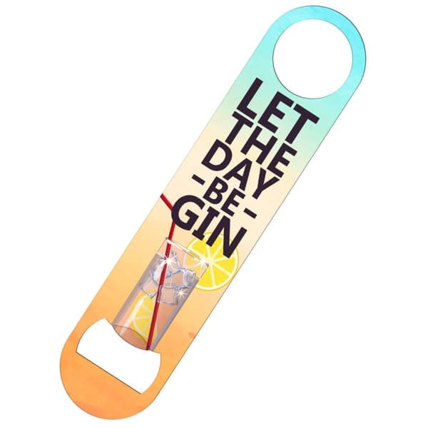 Grindstore Let The Day Be Gin Bar Blade Bottle Opener Multicoloured One Size