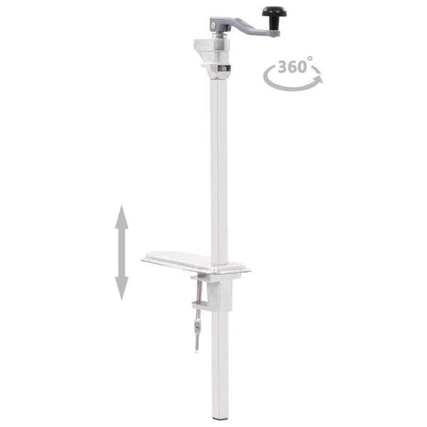 vidaXL Konservöppnare 70 cm aluminium och rostfritt stål