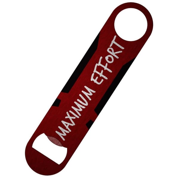 Grindstore Maximum Effort Bottle Opener Red/Black/White One Size