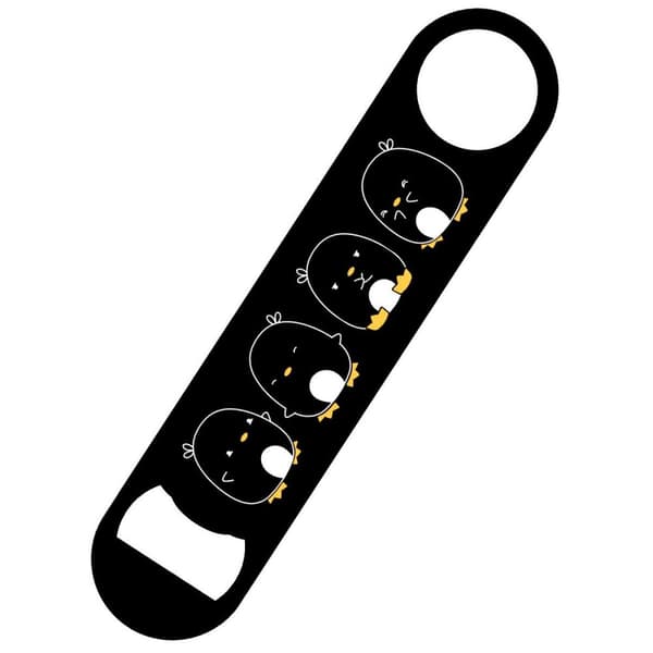 Grindstore Evil Penguin Bottle Opener Black/White/Yellow One Size