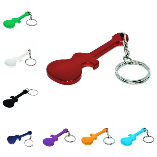 Nyckelring - Flasköppnare - Gitarr - Flera färgval