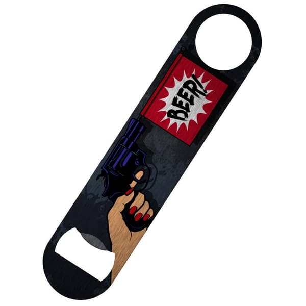 Grindstore Beer Gun Bottle Opener Dark Grey One Size