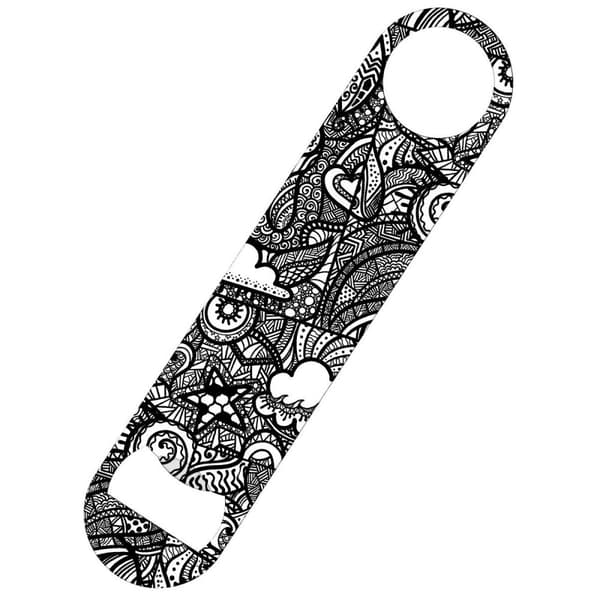 Grindstore Monochrome Elements Bottle Opener Black/White One Size