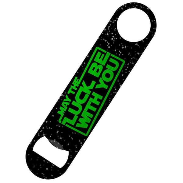 Grindstore May The Luck Be With You St Patricks Day Bottle Opener Black One Size