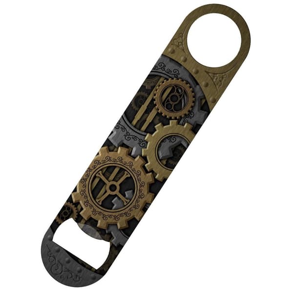 Grindstore Steam Punk Bottle Opener Grey/Gold One Size