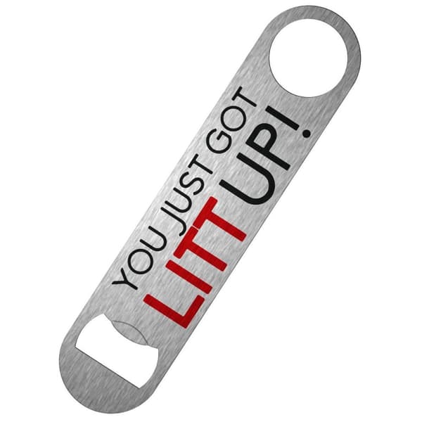 Grindstore Du har lige fået Litt Up flaskeåbner Grey One Size