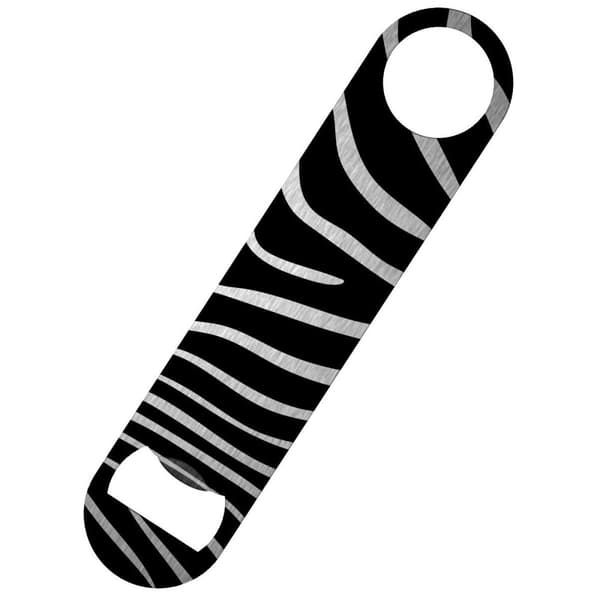 Grindstore Zebra Bottle Opener Black/White One Size