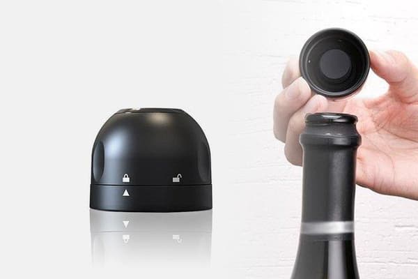 Champagne og vinkork 1-, 2- eller 4-pakning Svart 4-pack
