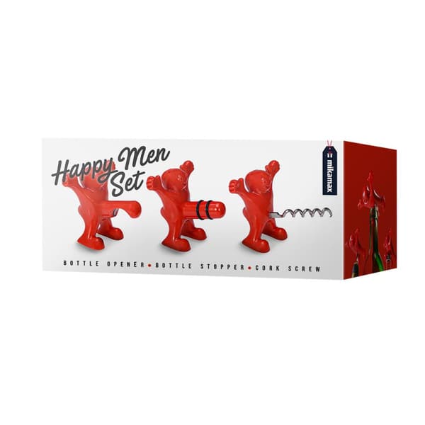 Pullon- ja Viininavaaja - Happy Men
