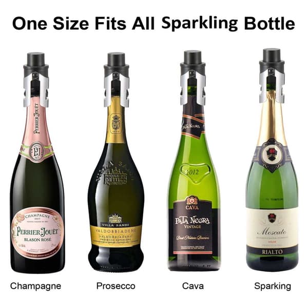 Vakuumkork till Champagne – Champagneförslutare med Pump