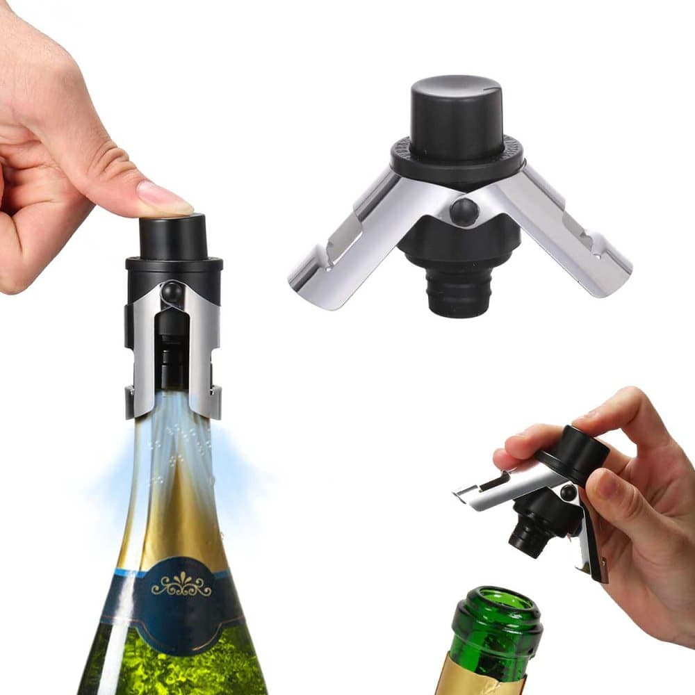 Vakuumkork till Champagne - Champagneförslutare med Pump