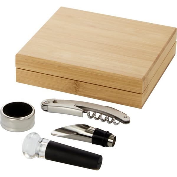 Seasons Syrat Wine Set Silver One Size