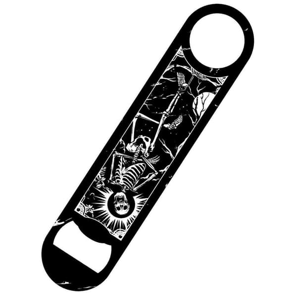 Deadly Tarot The Hanged Man Bottle Opener Black/White One Size
