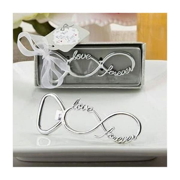 Love Forever flasköppnare med presentask * Mått: 10 x 4 cm * Material: rostfritt stål * Färg: silver * Box