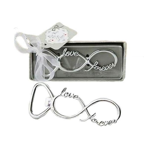 Love Forever flasköppnare med presentask * Mått: 10 x 4 cm * Material: rostfritt stål * Färg: silver * Box